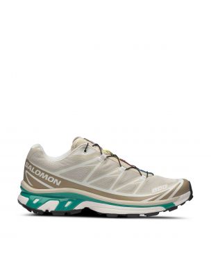 SALOL47864300 Women's XT-6 Shoes Rainy Day/Chinchilla/Dynasty Green - Fabbrica Ski Sises Biella