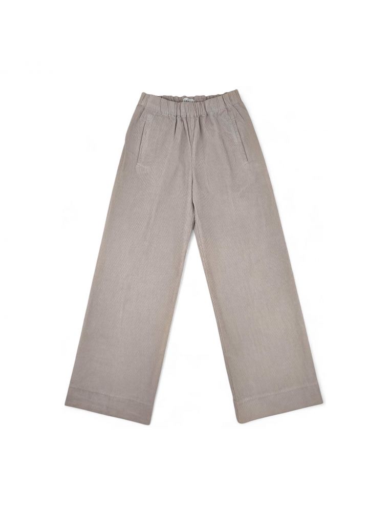 TRUEPENSILNEEDLEPEAR Pantalon Needle Cord Femme Pearl Grey - Fabbrica Ski Sises Biella TRUEPENSILNEEDLEPEAR Pantalon Needle Cord Femme Pearl Grey - Fabbrica Ski Sises Biella