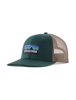 PATAGONIA Cappello P-6 Logo Cascade Green - Fabbrica Ski Sises Biella