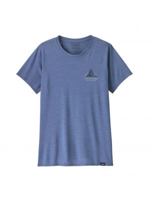 PATAGONIA T-shirt Cap Cool Daily Graphic Donna Chouinard Crest/Current Blue - Fabbrica Ski Sises Biella