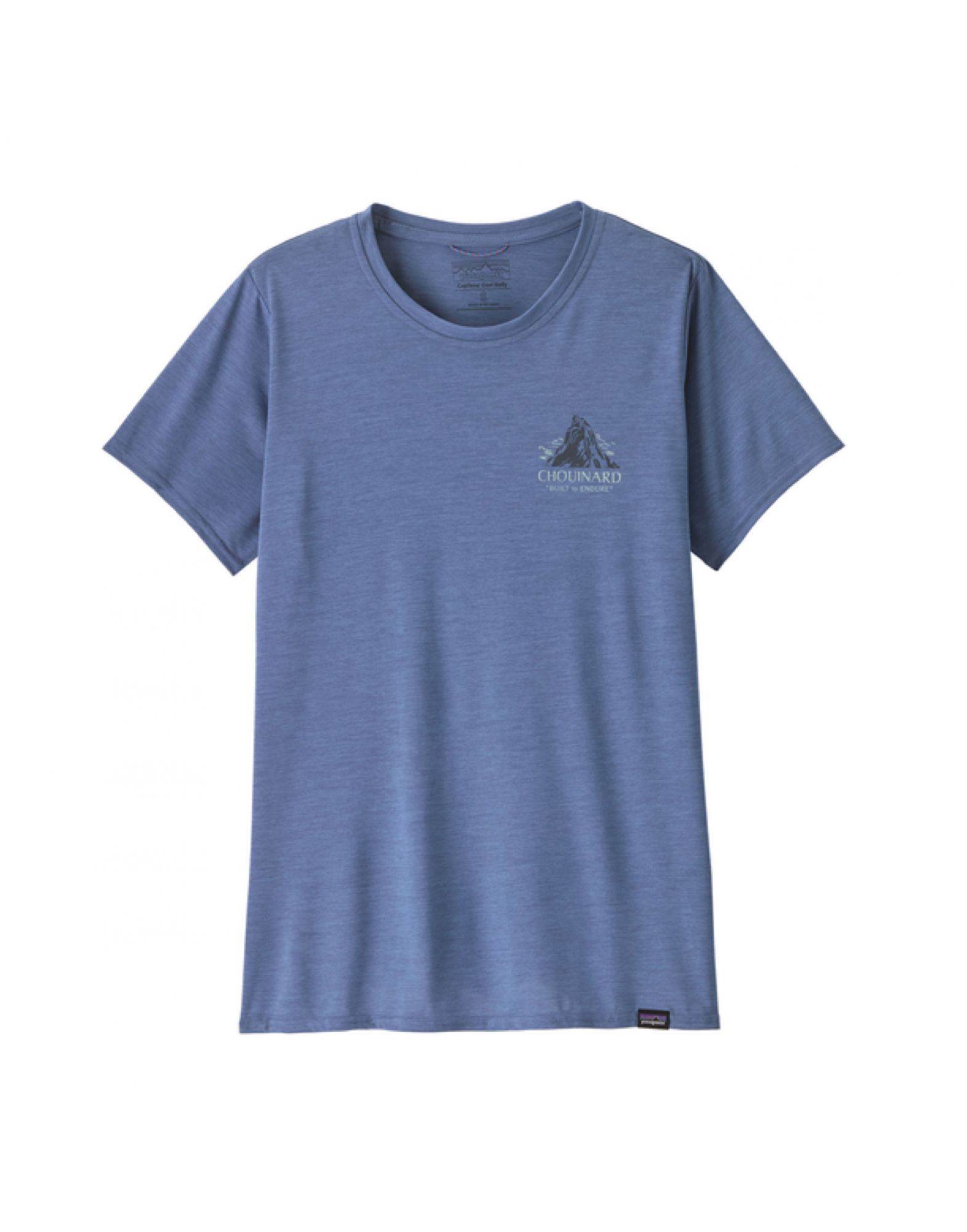 PATAGONIA T-shirt Cap Cool Daily Graphic Donna Chouinard Crest/Current Blue - Fabbrica Ski Sises Biella