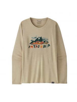 MOROP45205FFPX Camiseta Cap Cool Daily Graphic Mujer Fitz Roy Foliage/Pumice - Fabbrica Ski Sises Biella