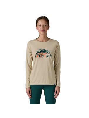 MOROP45205FFPX Camiseta Cap Cool Daily Graphic Mujer Fitz Roy Foliage/Pumice - Fabbrica Ski Sises Biella