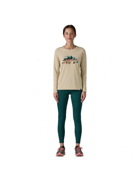 MOROP45205FFPX Camiseta Cap Cool Daily Graphic Mujer Fitz Roy Foliage/Pumice - Fabbrica Ski Sises Biella
