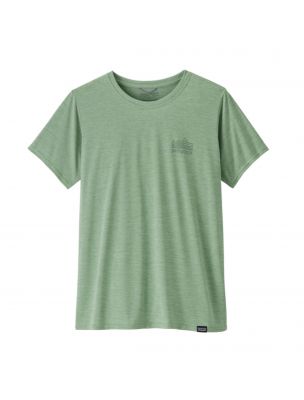 PATAGONIA T-shirt Cap Cool Daily Graphic Donna Strataspire/Ellwood Green - Fabbrica Ski Sises Biella