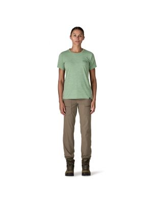 PATAGONIA T-shirt Cap Cool Daily Graphic Donna Strataspire/Ellwood Green - Fabbrica Ski Sises Biella