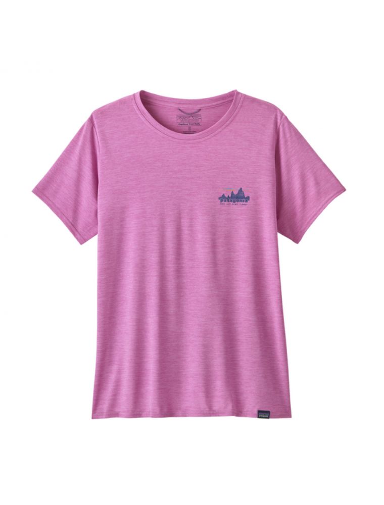 MOROP45250SBPX Camiseta Cap Cool Daily Graphic Mujer 73 Skyline/Brisk Purple - Fabbrica Ski Sises Biella