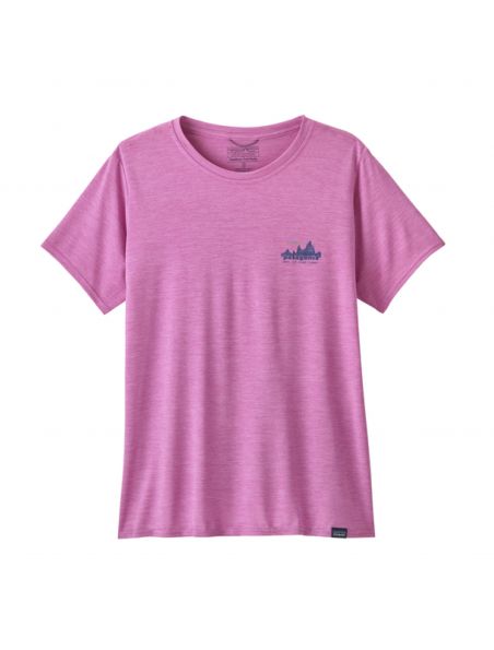 MOROP45250SBPX Camiseta Cap Cool Daily Graphic Mujer 73 Skyline/Brisk Purple - Fabbrica Ski Sises Biella