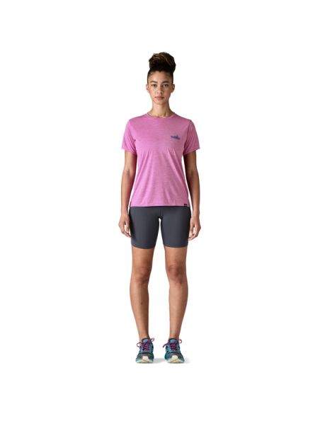 MOROP45250SBPX Camiseta Cap Cool Daily Graphic Mujer 73 Skyline/Brisk Purple - Fabbrica Ski Sises Biella