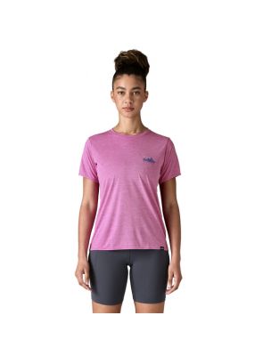 MOROP45250SBPX Camiseta Cap Cool Daily Graphic Mujer 73 Skyline/Brisk Purple - Fabbrica Ski Sises Biella