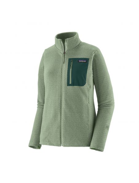 MOROP40280ELGR Suéter R1 Air Mujer Ellwood Green - Fabbrica Ski Sises Biella