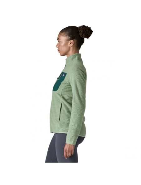 MOROP40280ELGR Suéter R1 Air Mujer Ellwood Green - Fabbrica Ski Sises Biella