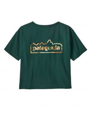 PATAGONIA T-shirt Unity Fitz Easy Cut Responsabili Donna Cascade Green - Fabbrica Ski Sises Biella