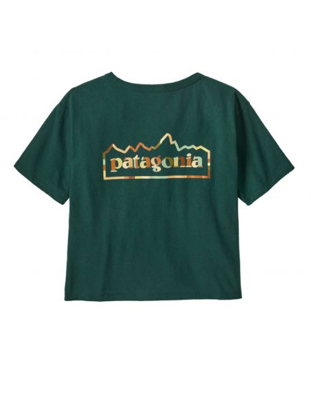 PATAGONIA T-shirt Unity Fitz Easy Cut Responsabili Donna Cascade Green - Fabbrica Ski Sises Biella