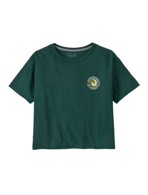 PATAGONIA T-shirt Unity Fitz Easy Cut Responsabili Donna Cascade Green - Fabbrica Ski Sises Biella