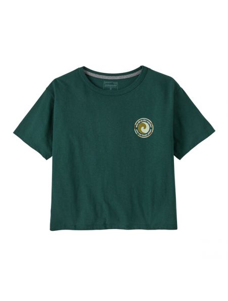 PATAGONIA T-shirt Unity Fitz Easy Cut Responsabili Donna Cascade Green - Fabbrica Ski Sises Biella