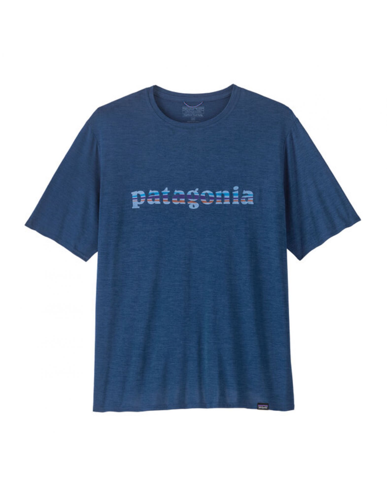 MOROP45235TCLX Camiseta Cap Cool Daily Graphic Hombre 73 Text Logo/Clement Blue - Fabbrica Ski Sises Biella