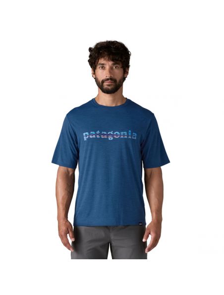 MOROP45235TCLX Camiseta Cap Cool Daily Graphic Hombre 73 Text Logo/Clement Blue - Fabbrica Ski Sises Biella