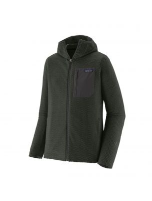 MOROP40265OLGG Suéter R1 Air Full-Zip Hoody Hombre Old Growth Green - Fabbrica Ski Sises Biella