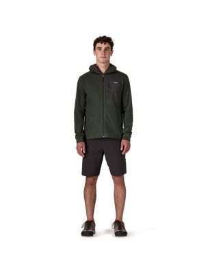 MOROP40265OLGG Suéter R1 Air Full-Zip Hoody Hombre Old Growth Green - Fabbrica Ski Sises Biella