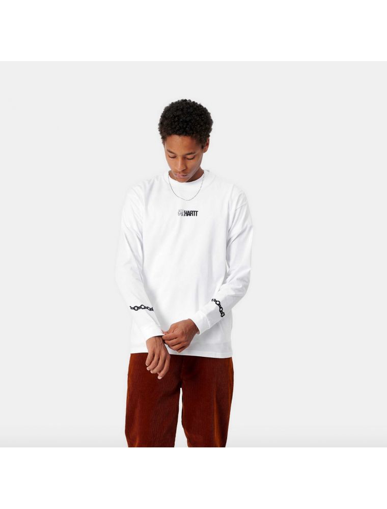 CARHI028501030200 Mann L/S Twisted T-shirt - Weiß - Fabbrica Ski Sises Biella CARHI028501030200 Mann L/S Twisted T-shirt - Weiß - Fabbrica Ski Sises Biella