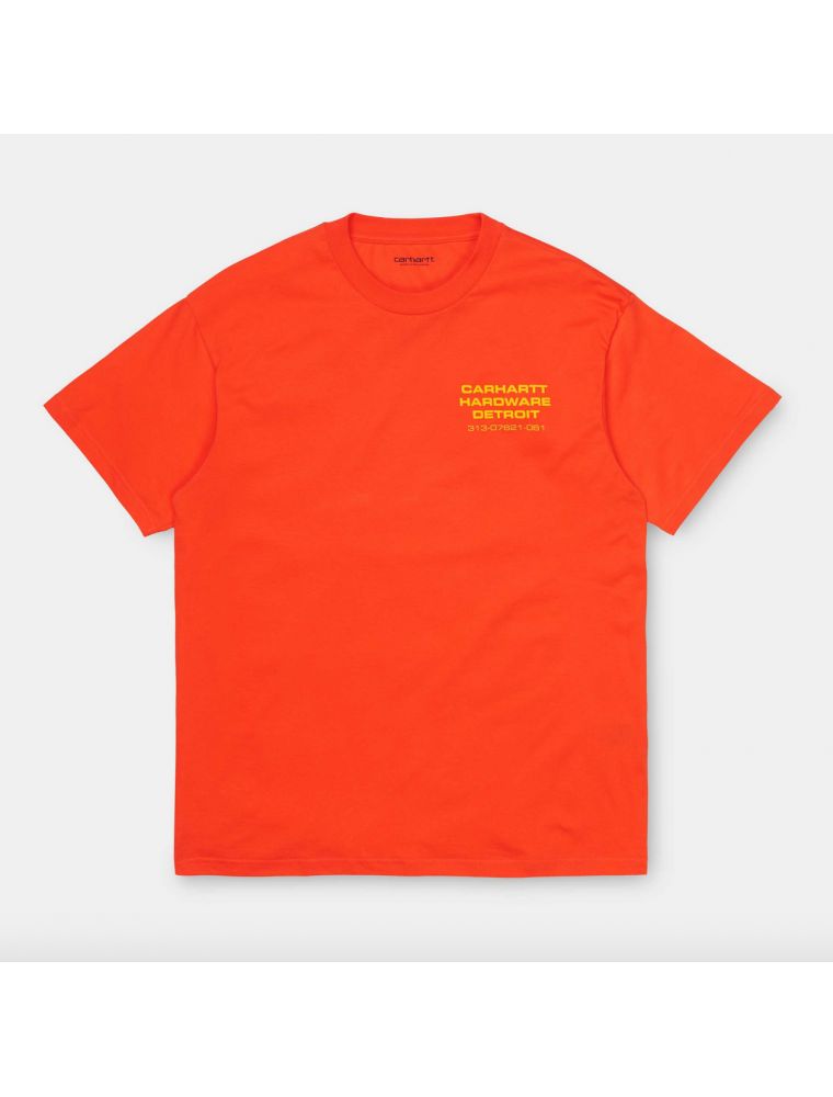 CARHI028491030G000 Camiseta S/S Screws Hombre - Naranja - Fabbrica Ski Sises Biella CARHI028491030G000 Camiseta S/S Screws Hombre - Naranja - Fabbrica Ski Sises Biella