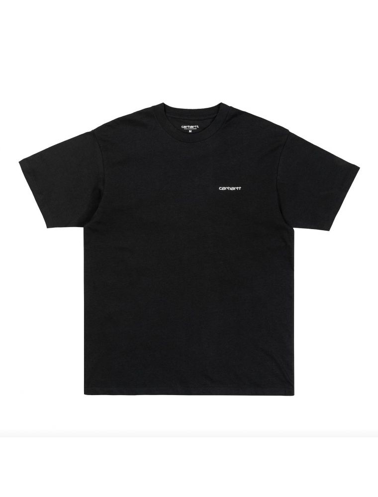 T-shirt S/S Script Uomo Nera