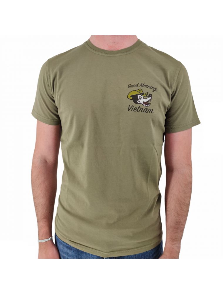 T-shirt Good Morning Vietnam Uomo Verde