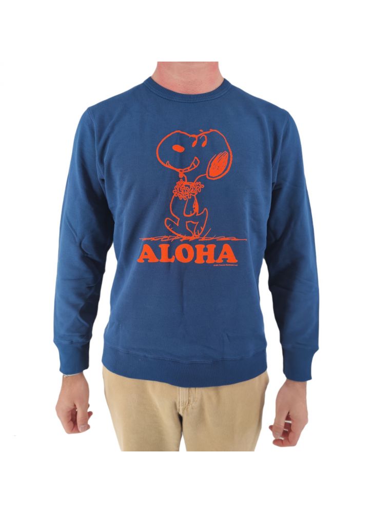 Maglia Aloha Snoopy Uomo Blu