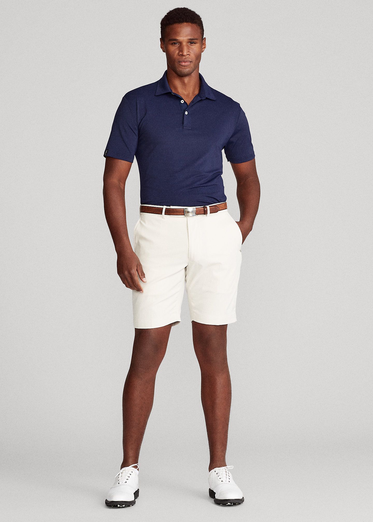 RALPH LAUREN - Pantaloncini Chino Uomo Bianchi
