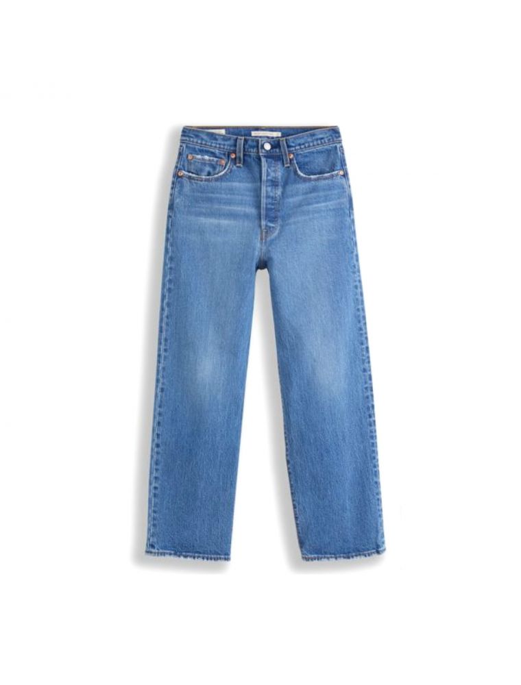 Pantaloni Ribcage Straight Ankle Donna Jeans