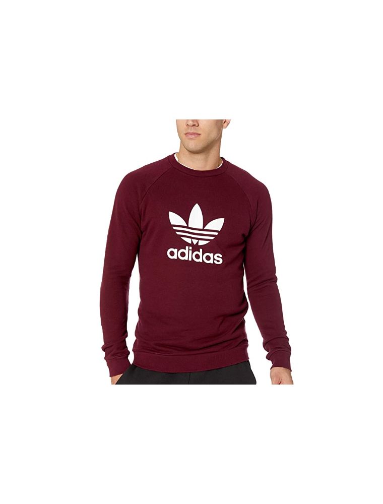 ADIDDM7835 Sudadera Trefoil Hombre - Rojo - Fabbrica Ski Sises Biella ADIDDM7835 Sudadera Trefoil Hombre - Rojo - Fabbrica Ski Sises Biella