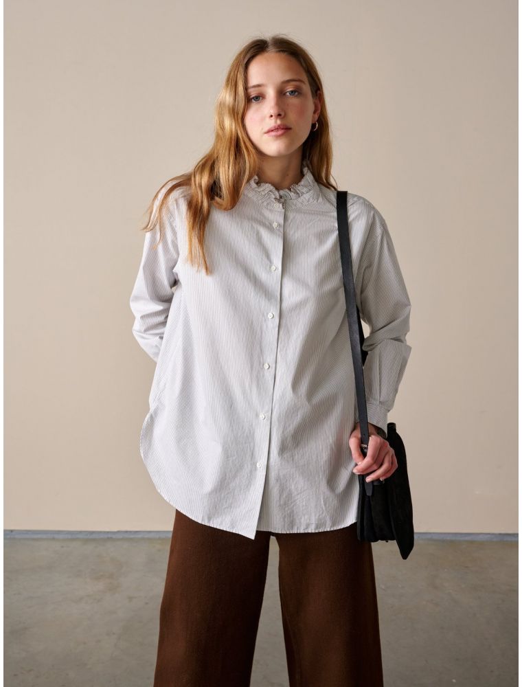 BELLGRETAS0777STQ Women's Greta Shirt Light Blue - Fabbrica Ski Sises Biella BELLGRETAS0777STQ Women's Greta Shirt Light Blue - Fabbrica Ski Sises Biella