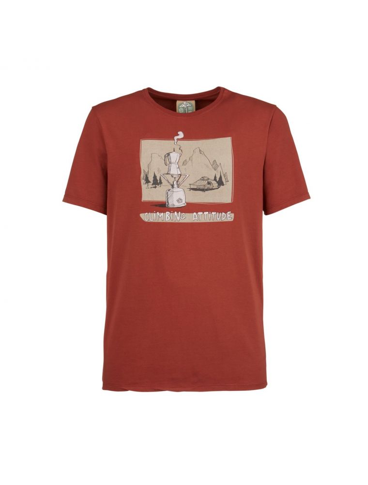 T-shirt Caffè Uomo Bordeaux