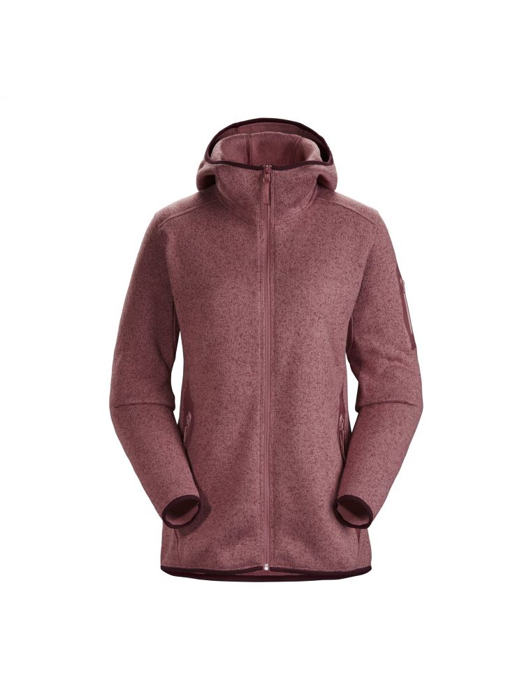 Maglia Covert Hoody Donna Bordeaux