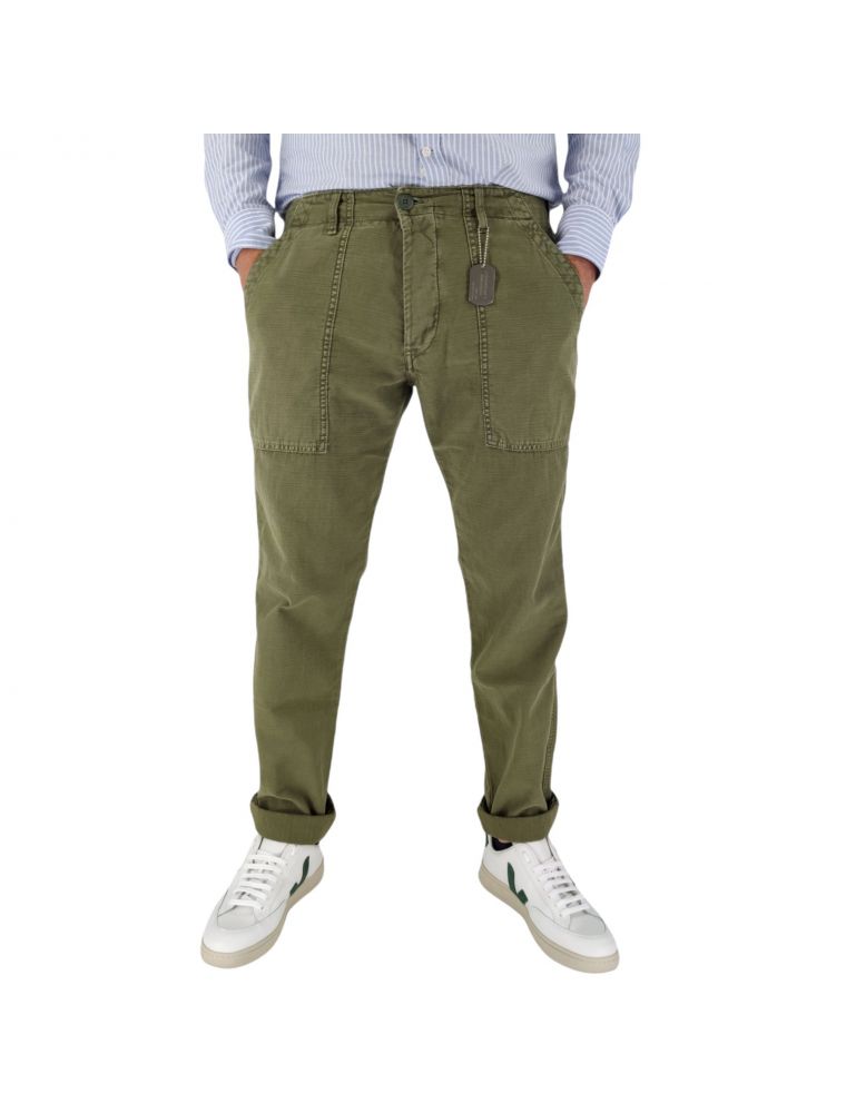 Pantaloni Fatigue Uomo Verdi