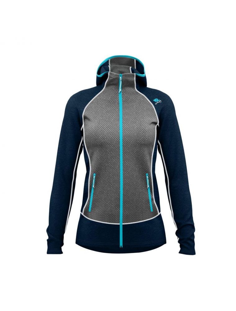 Maglia Pull Exit Donna Blu/Grigio