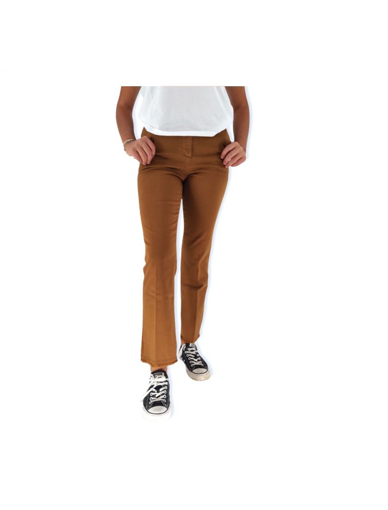 Pantaloni Ava Donna Marroni