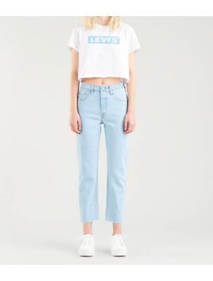LEVI'S - Pantaloni 501® Original Cropped Donna Blu