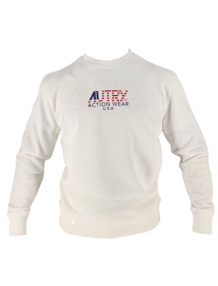 Maglia Iconic Man Back Sweatshirt Uomo Bianca