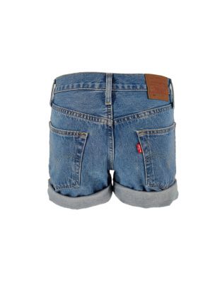 LEVI'S - Pantaloncini Rolled Shorts Donna Orinda Night - Blu