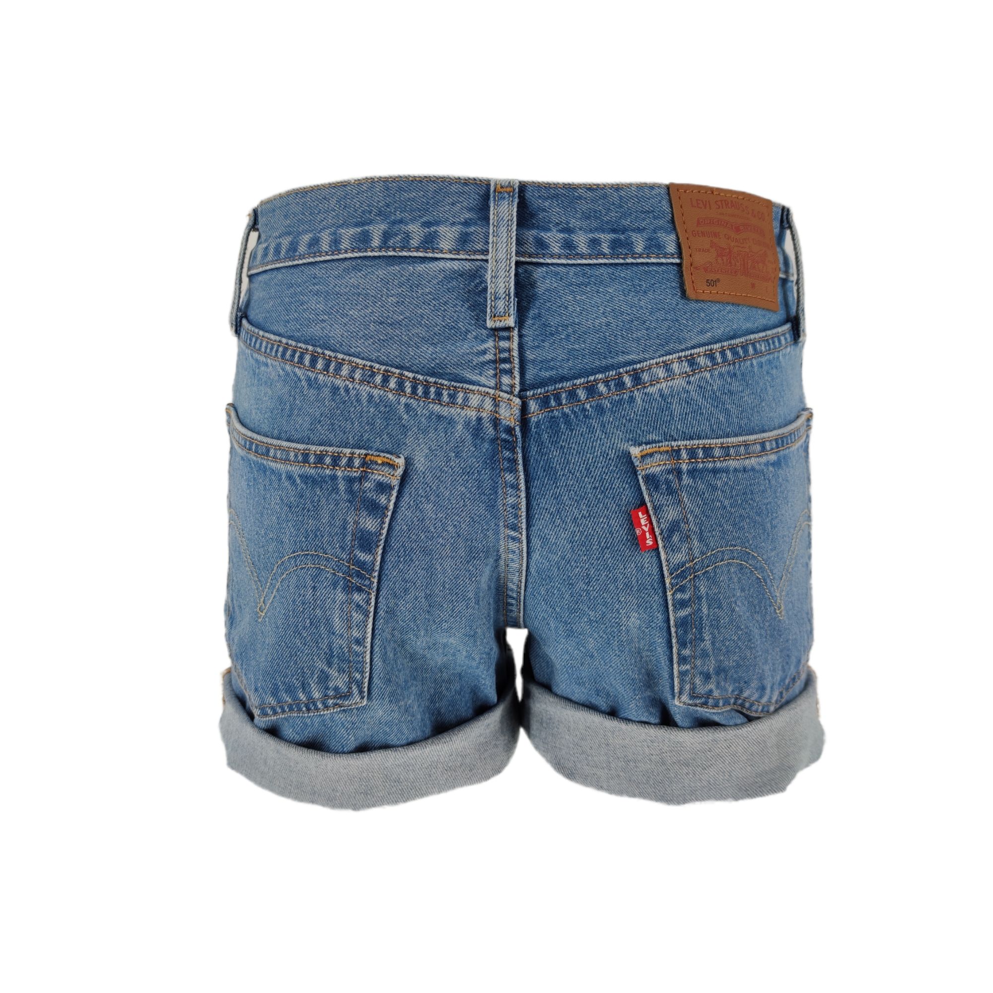 LEVI'S - Frau Rolled Shorts Kurze Hose Orinda Night - Blu | Ski Sises