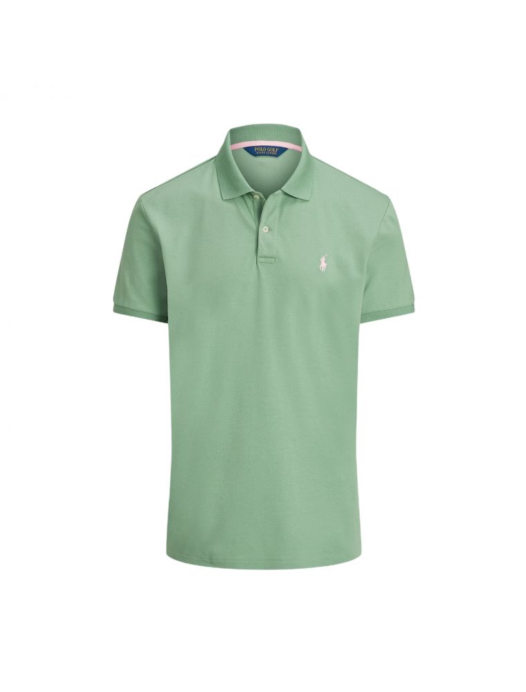 Polo Piquet Pro-Fit Uomo Outback Green/Pink