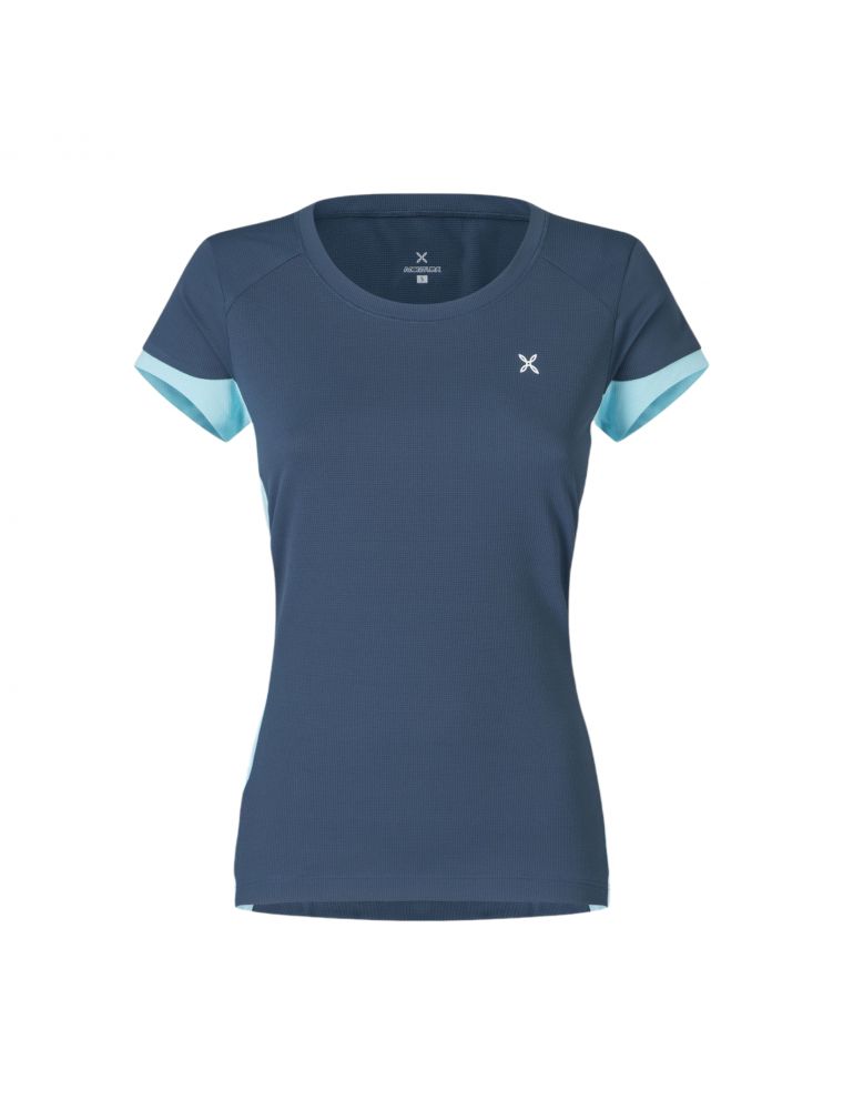 T-shirt Delta Donna Blu Cenere/Ice Blue
