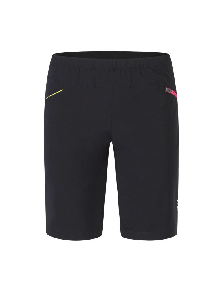 Pantaloncini Focus Donna Nero/Rosa Sugar