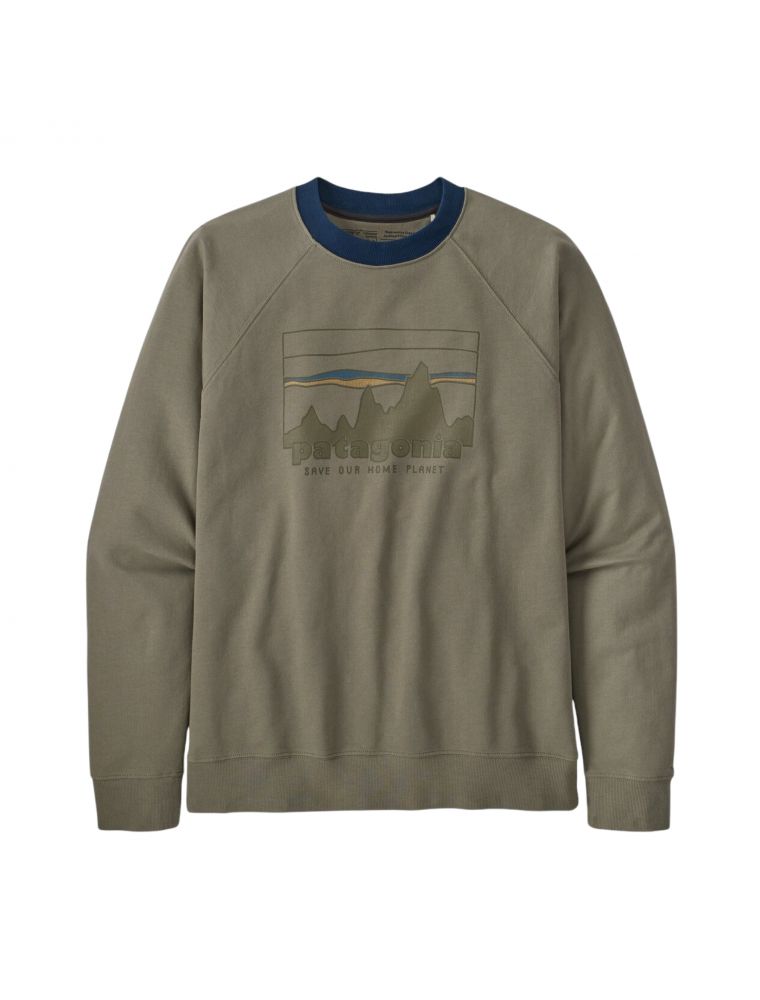 Maglia Skyline Organic Crew Uomo Garden Green