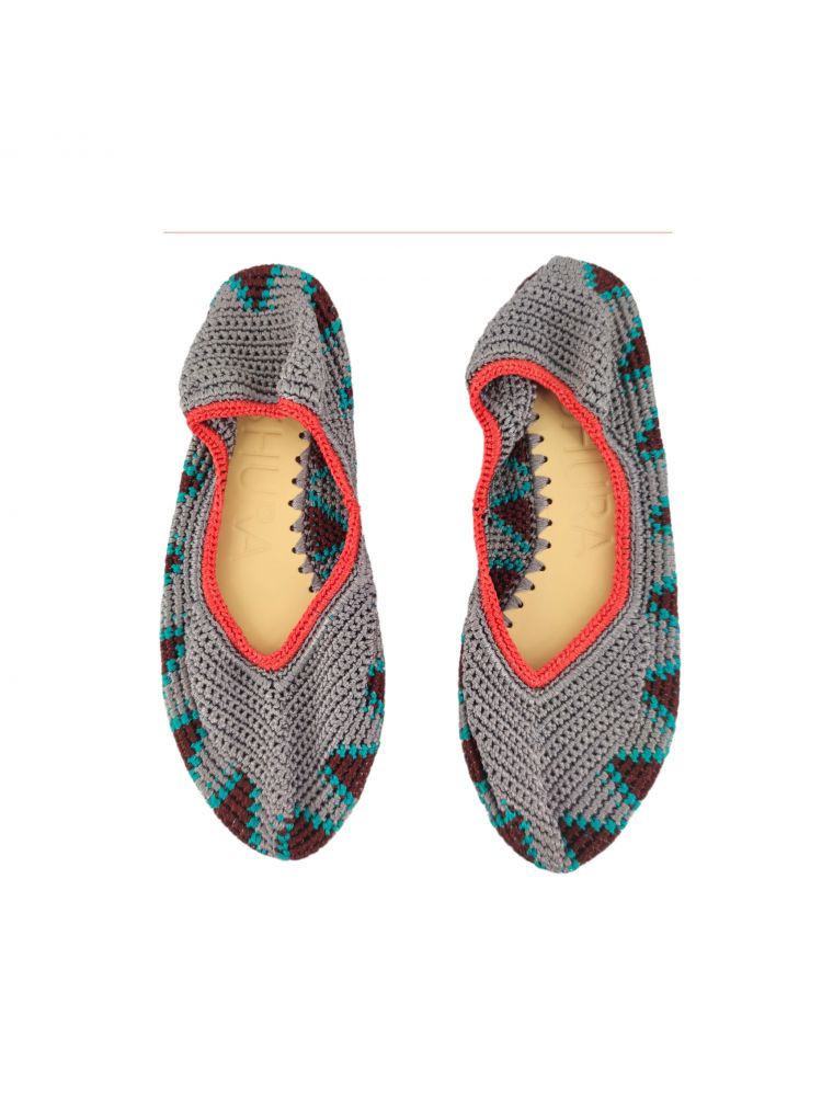 Scarpe Ballerina Low Donna Poppy/Grey