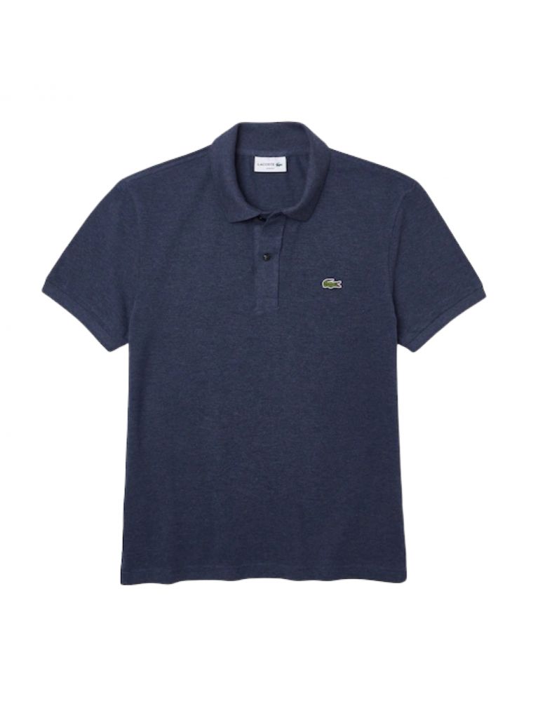 Polo Slim Fit Uomo Blu Cina