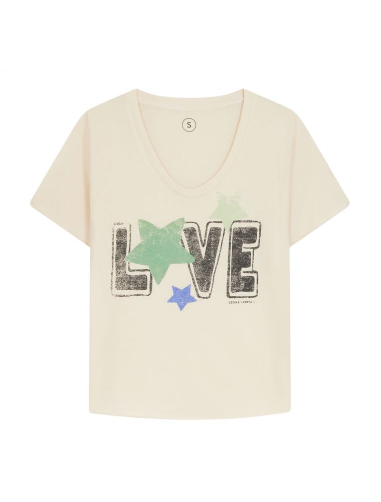 LEONTIZIAJC05OFFWHIT Camiseta Tizia Love Mujer Off White - Fabbrica Ski Sises Biella LEONTIZIAJC05OFFWHIT Camiseta Tizia Love Mujer Off White - Fabbrica Ski Sises Biella