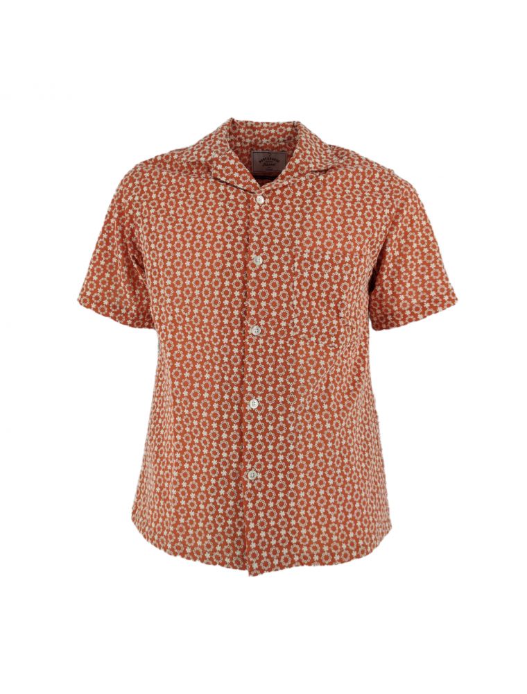 Camicia Folclore Uomo Brick